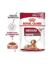 ROYAL CANIN Medium Ageing 10+ en Sauce - Pâtée pour chien