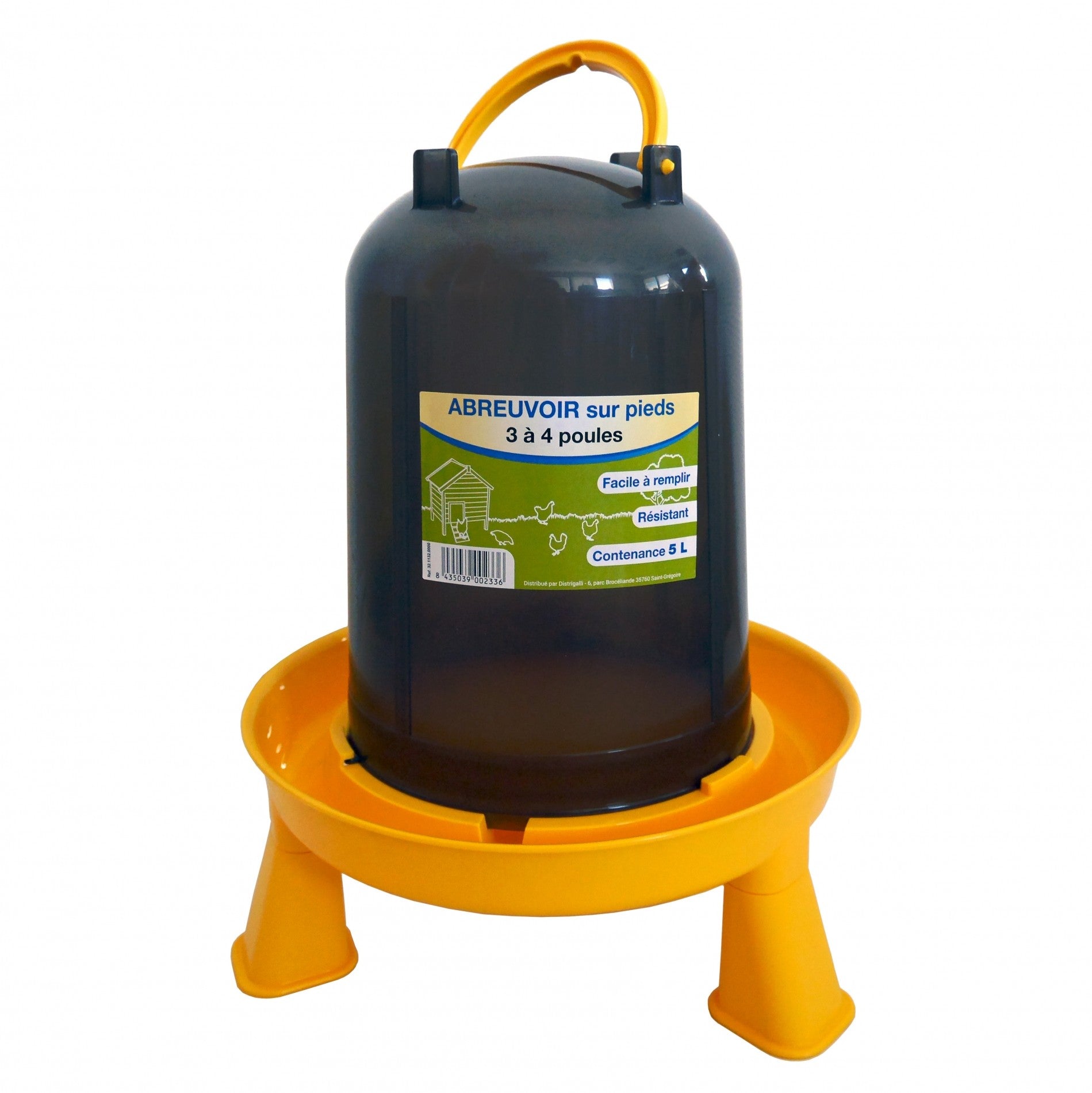 Abreuvoir à baïonnette sur pieds