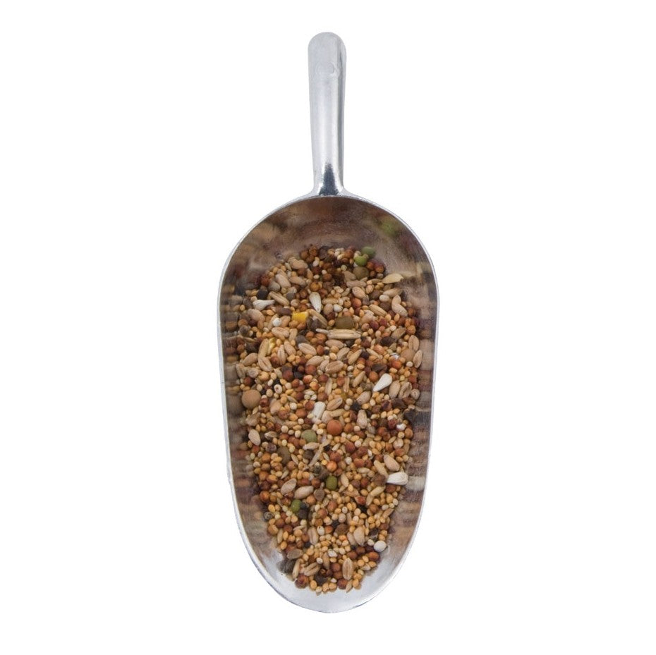 Pelle à grain aluminium