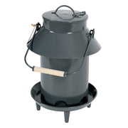 Mangeoire broc en métal avec toit