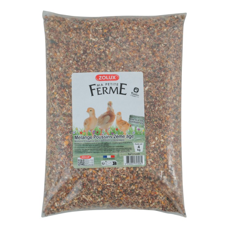 Mélange poussin 2ème âge