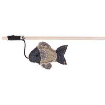 Jouet scandinave pour chat Be Nordic canne a peche avec poisson