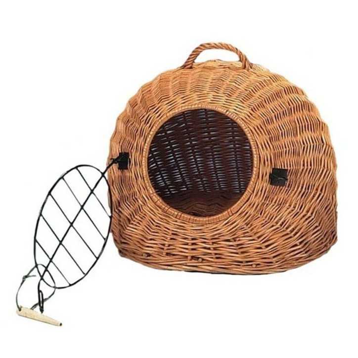 Transport basket with grid