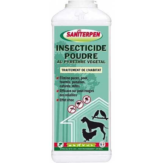 Saniterpen insecticide poudre au pyrethre vegetal