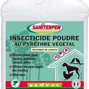 Saniterpen insecticide poudre au pyrethre vegetal