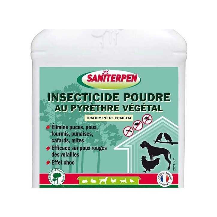 Saniterpen insecticide poudre au pyrethre vegetal