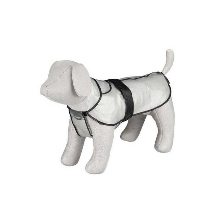 Veste impermeable transparente pour chien