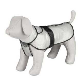 Veste impermeable transparente pour chien 