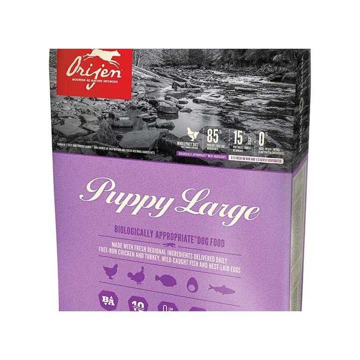 Orijen Puppy Large Breed kibble for large breed puppies