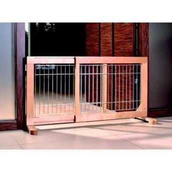 Barriere de securite en bois pour chien hauteur 50cm