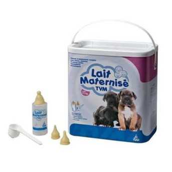 TVM lait maternise avec biberon et dosette pour chiots et chatons