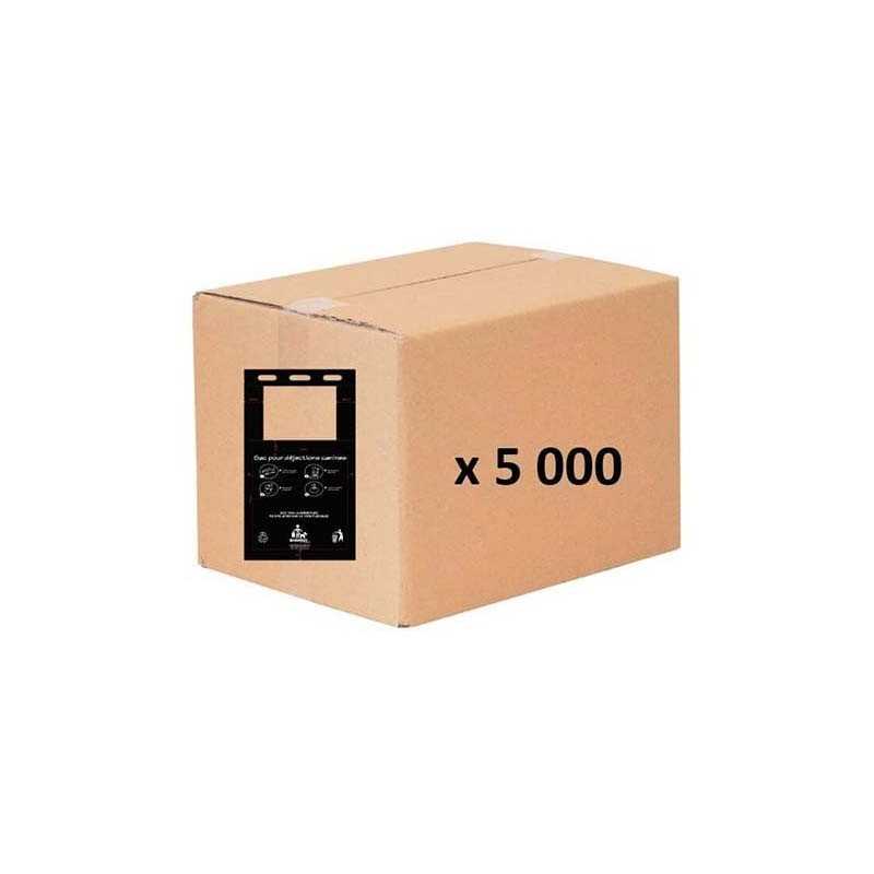 Carton de 5000 sacs liasse a bretelles compatibles tous modeles 