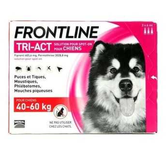 Frontline Tri-act - Pipettes antiparasitaires pour chiens