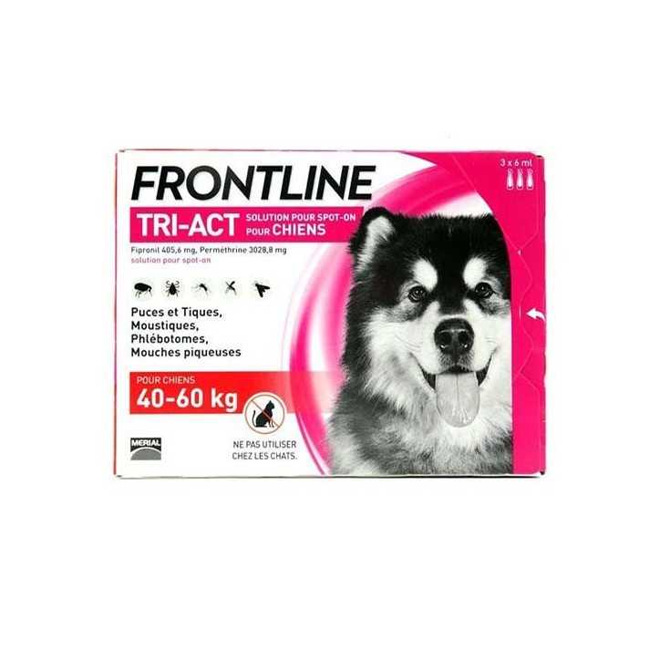 Frontline Tri-act - Pipettes antiparasitaires pour chiens