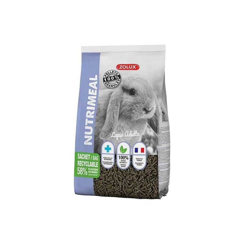 Granule lapin adulte nutrimeal3 2.5kg 