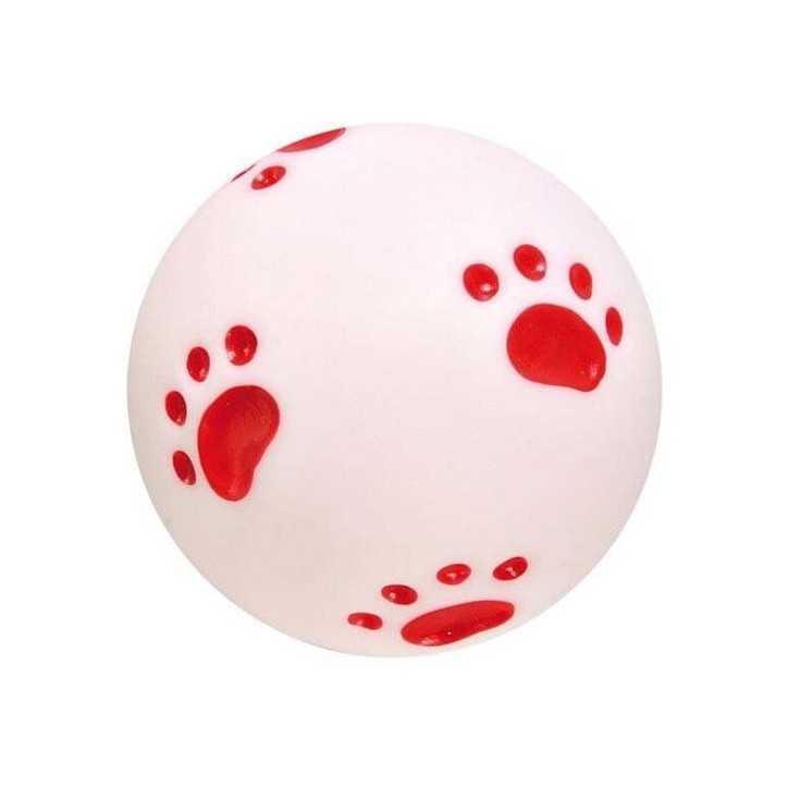 Balle motif empreinte de chien