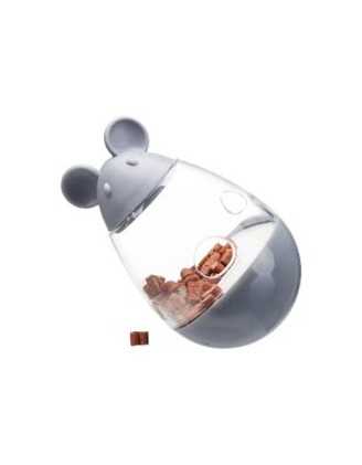 Jouet distributeur de friandises pour chats et chatons forme souris 