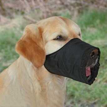 Nylon dog muzzle