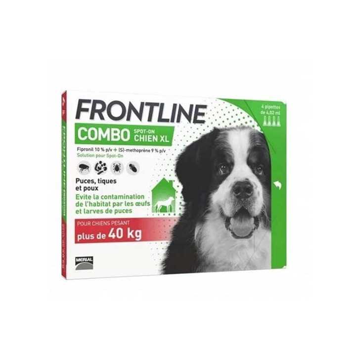 Frontline Combo - Pipettes 2en1 antiparasitaires pour chiens