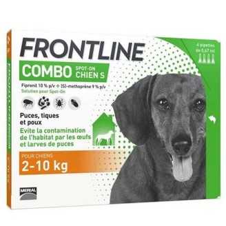 Frontline Combo - Pipettes 2en1 antiparasitaires pour chiens  