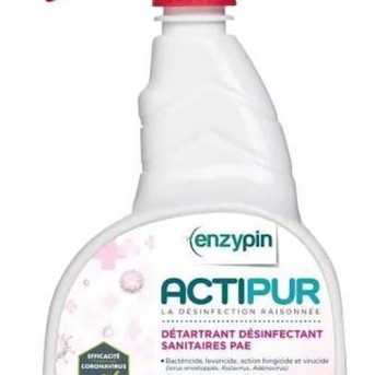 Enzypin Actipur - Detartrant desinfectant sanitaire pret a l'emploi