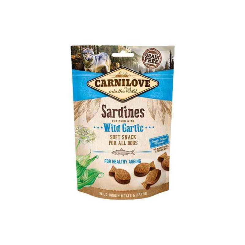 Carnilove Friandise pour chien a la sardine et a l'ail sauvage 