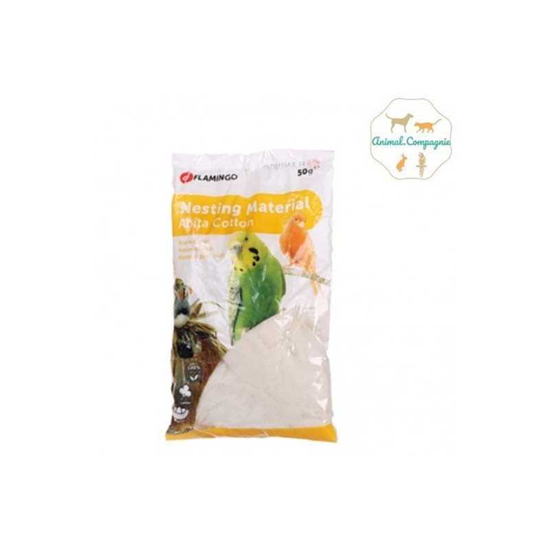 Flamingo Coton naturel pour nid d'oiseau 50g 