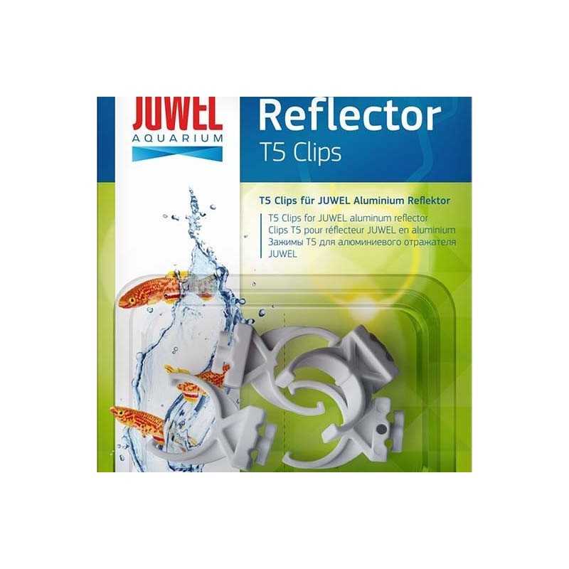 JUWEL Clip plastique de rechange reflecteur tube T5 