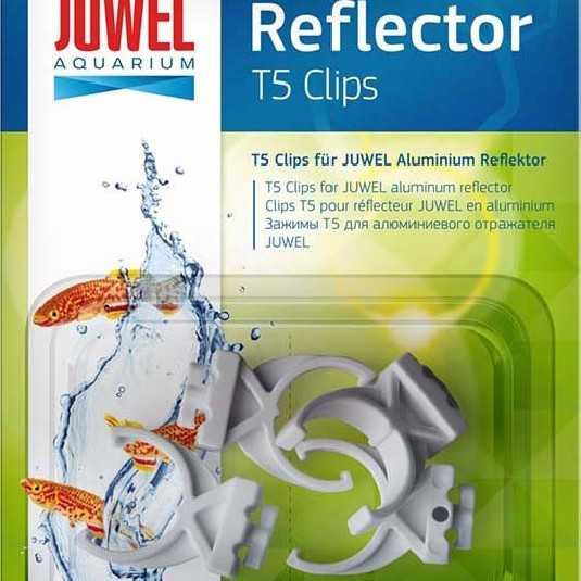 JUWEL Clip plastique de rechange reflecteur tube T5 