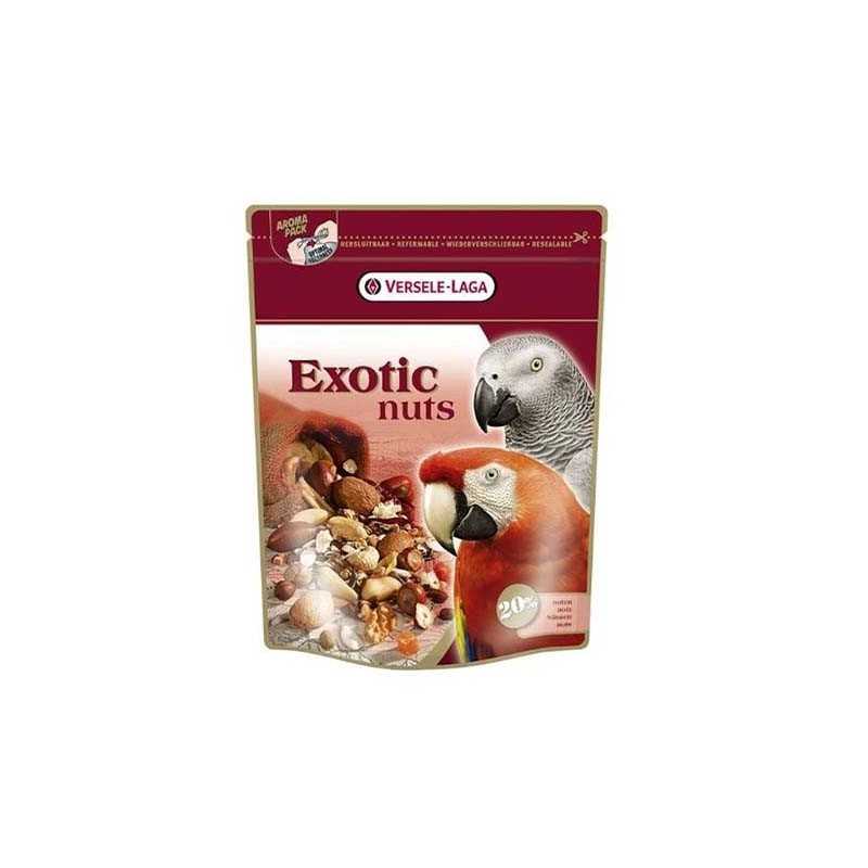 Melange de graines cereales et noix pour Perroquets Exotic Nuts 750g 