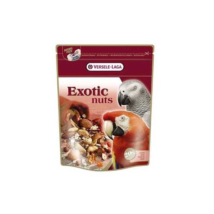 Melange de graines cereales et noix pour Perroquets Exotic Nuts 750g