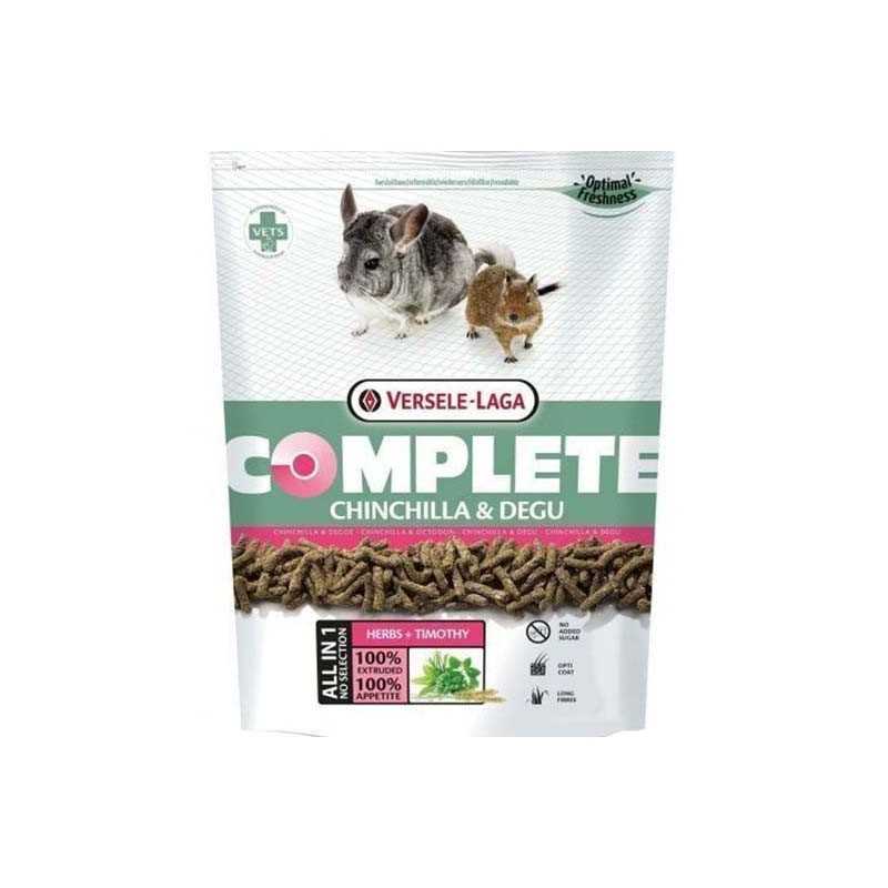 Nourriture pour rongeurs Chinchillas et Degues 500g 