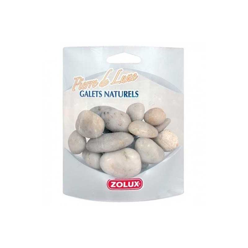 Galets Naturels Pierre de Lune pour Aquarium 340g 