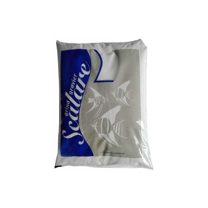 Sable de riviere blanc pour aquarium 9kg Scalare 