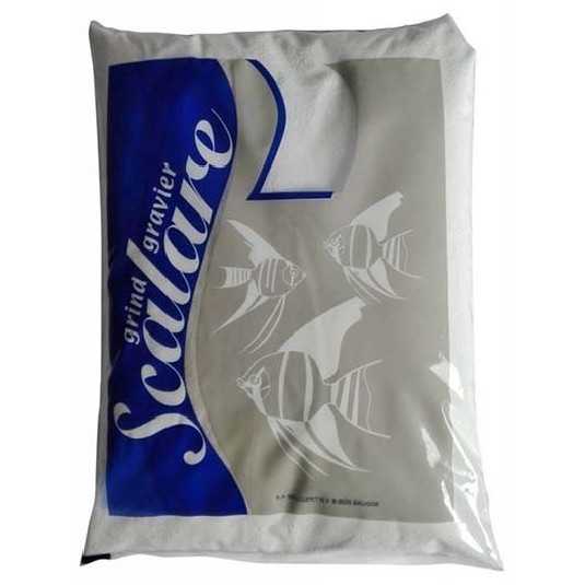 Sable de riviere blanc pour aquarium 9kg Scalare 