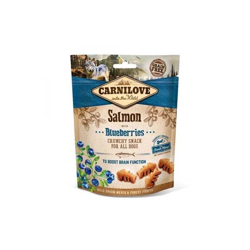 Carnilove Friandise pour chien au saumon et aux  myrtilles 