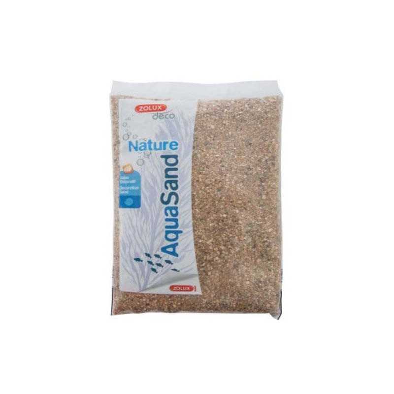 Sable beige pour Aquarium Nat Riviere AQUASAND 1kg 