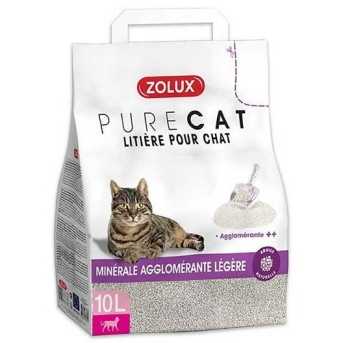 Litiere Purecat Agglomerante legere 10L