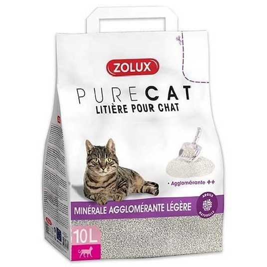 Litiere Purecat Agglomerante legere 10L 