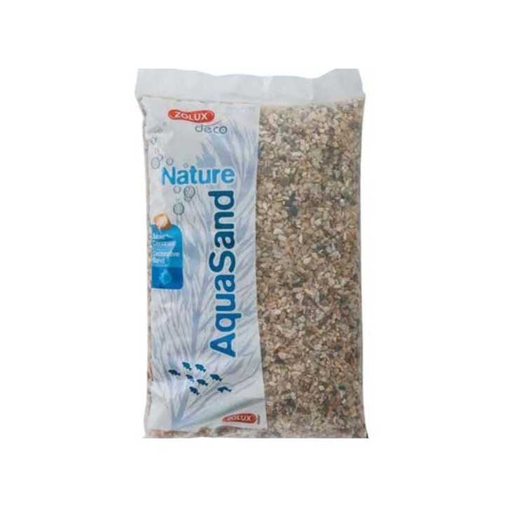 Sable pour Aquarium Naturel Nat Quartz Gros AQUASAND 5kg