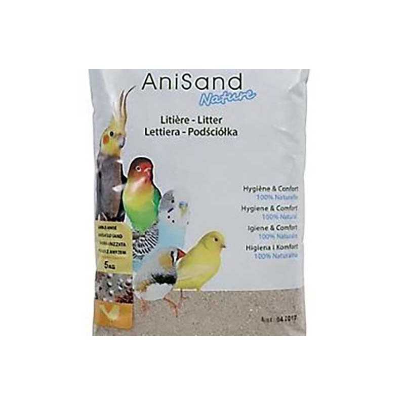 Litiere Nature pour oiseaux ANISAND 5kg 