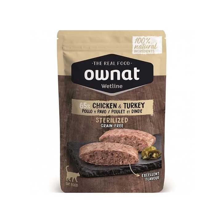 Ownat grain free Chat sterilise poulet et dinde