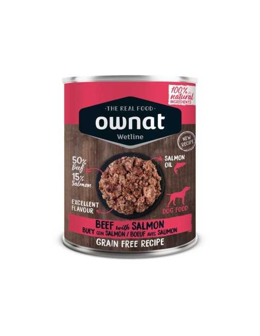 Ownat Grain Free Prime chien boeuf et saumon