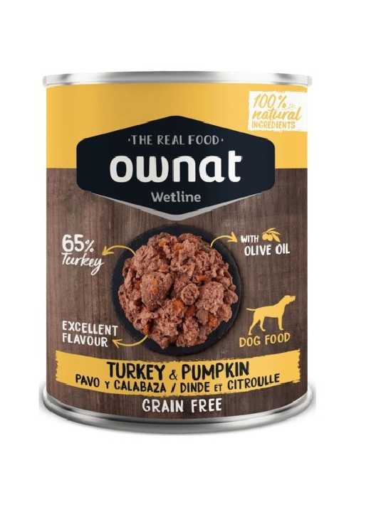 Ownat Grain Free Prime chien dinde et citrouille