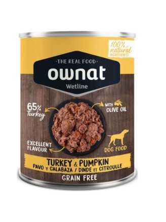 Ownat Grain Free Prime chien dinde et citrouille