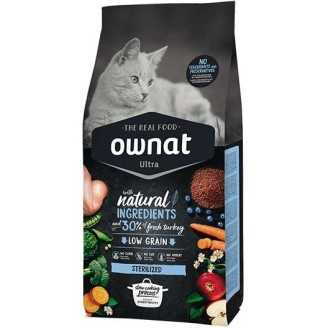 Ownat Ultra chat sterilised croquettes pour chat 1,5kg