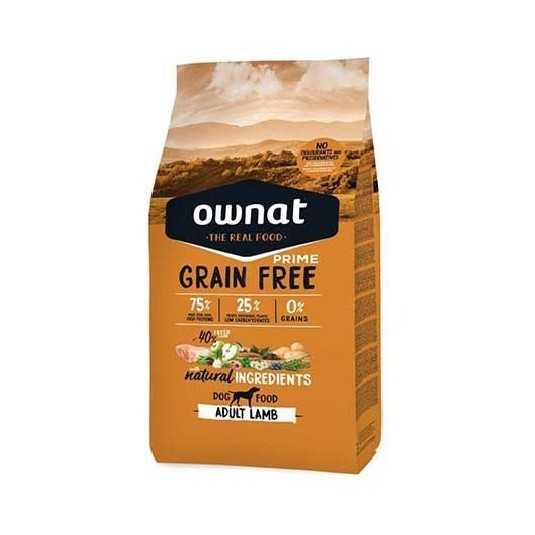 Ownat Grain Free Prime Adult Lamb croquettes pour chien