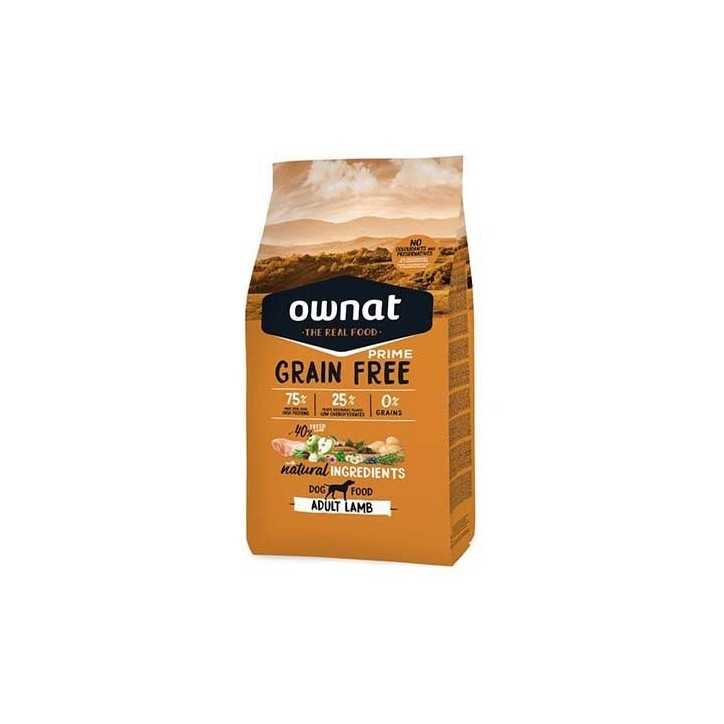 Ownat Grain Free Prime Adult Lamb croquettes pour chien