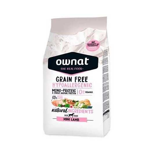 Ownat Grain Free Hypoallergenic Mini Lamb croquettes pour chien