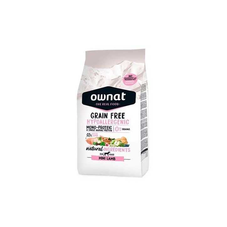 Ownat Grain Free Hypoallergenic Mini Lamb croquettes pour chien